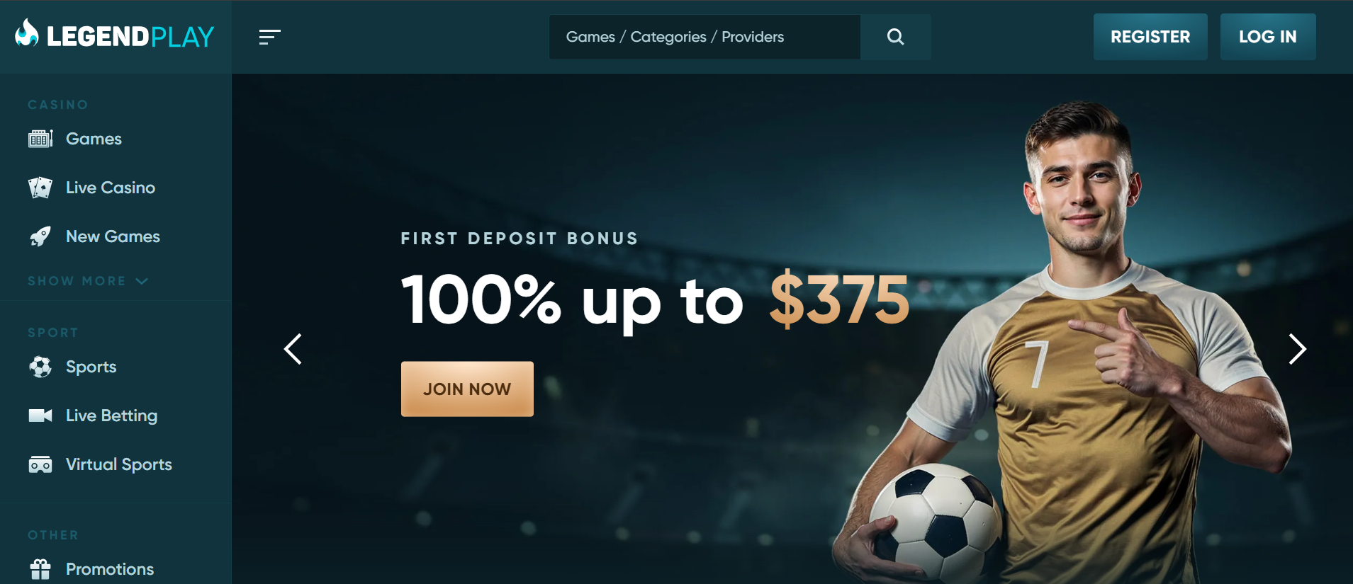 Legendplay online wedden